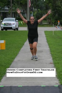 Denise Finishing Triathlon How To Stay Fit Over 50